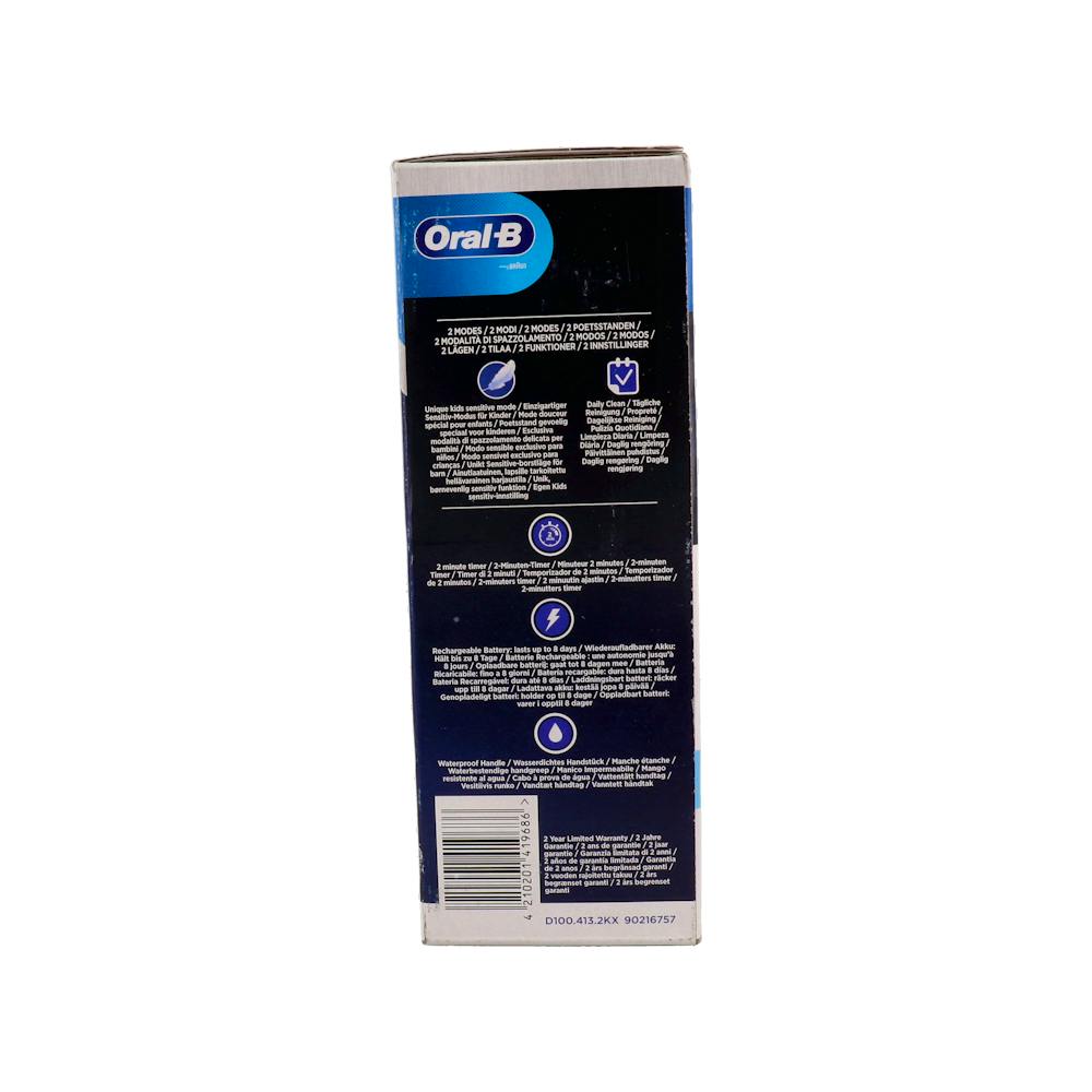 Oral-B Kids Spiderman Cepillo Eléctrico Infantil Recargable con Estuche de Viaje