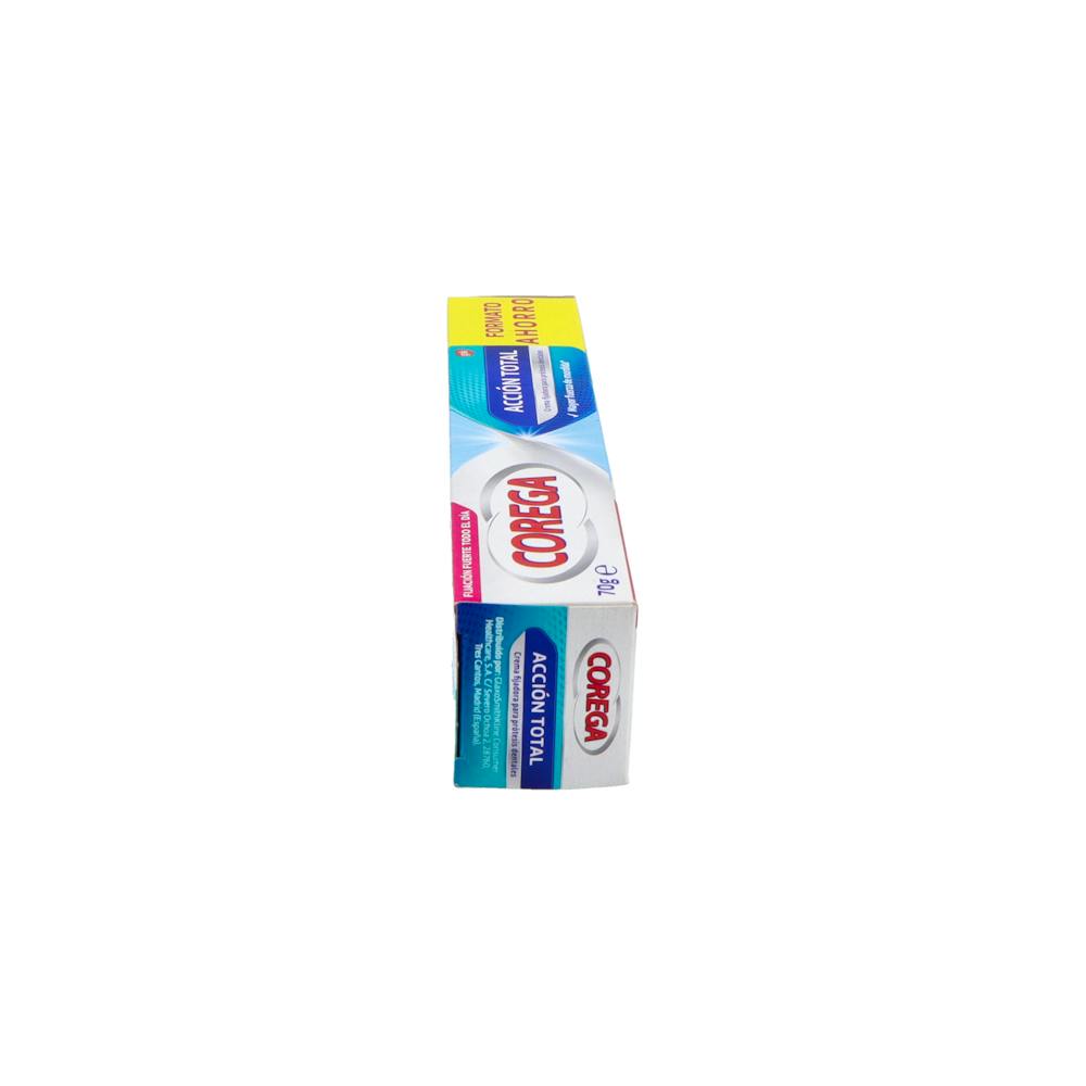 Corega Acción Total Crema Fijadora Prótesis Dental 75 ml