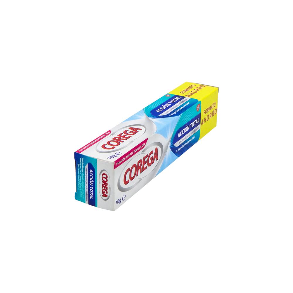 Corega Acción Total Crema Fijadora Prótesis Dental 75 ml