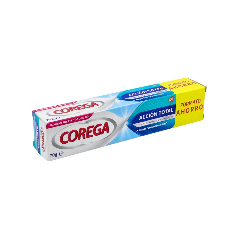 Corega Acción Total Crema Fijadora Prótesis Dental 75 ml