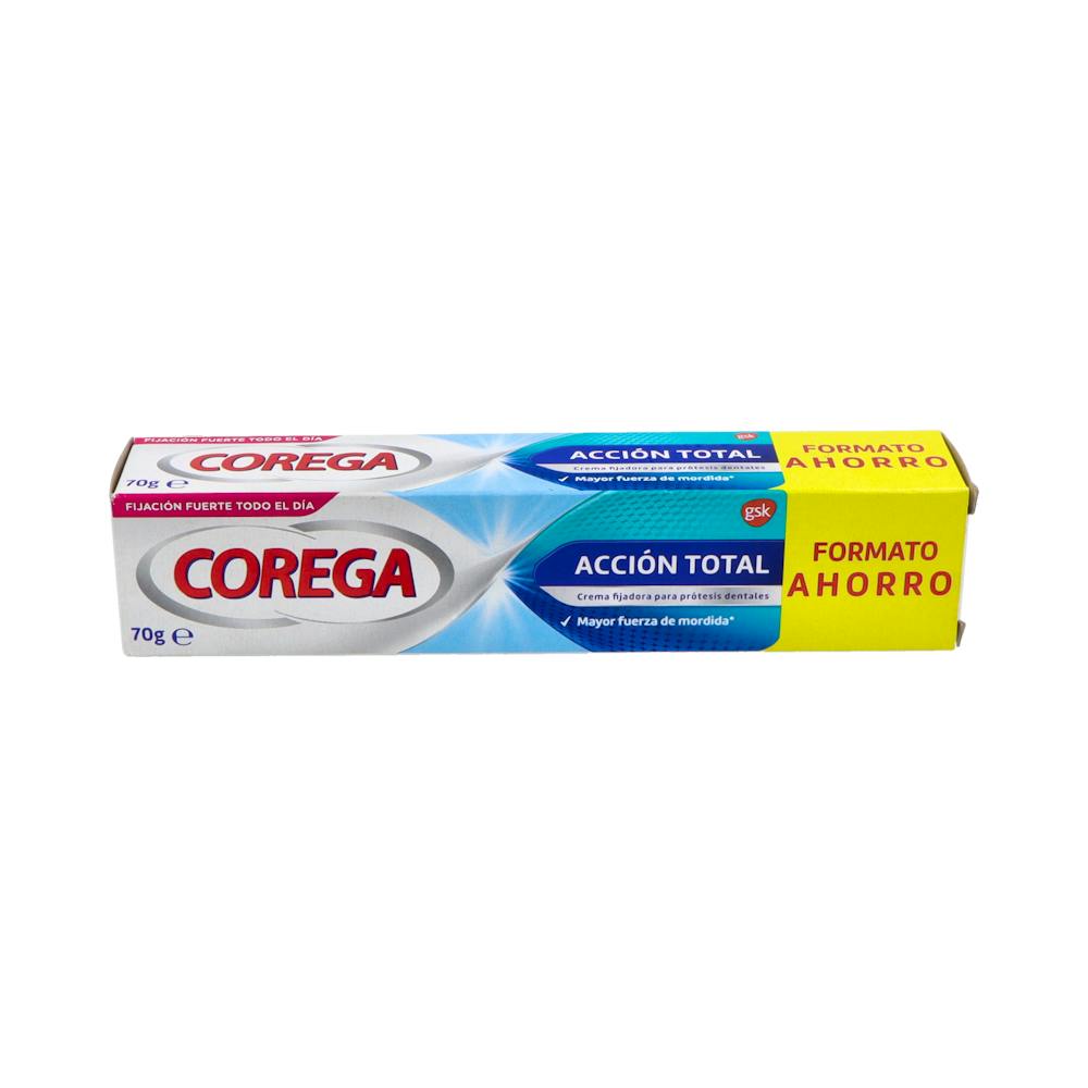 Corega Acción Total Crema Fijadora Prótesis Dental 75 ml