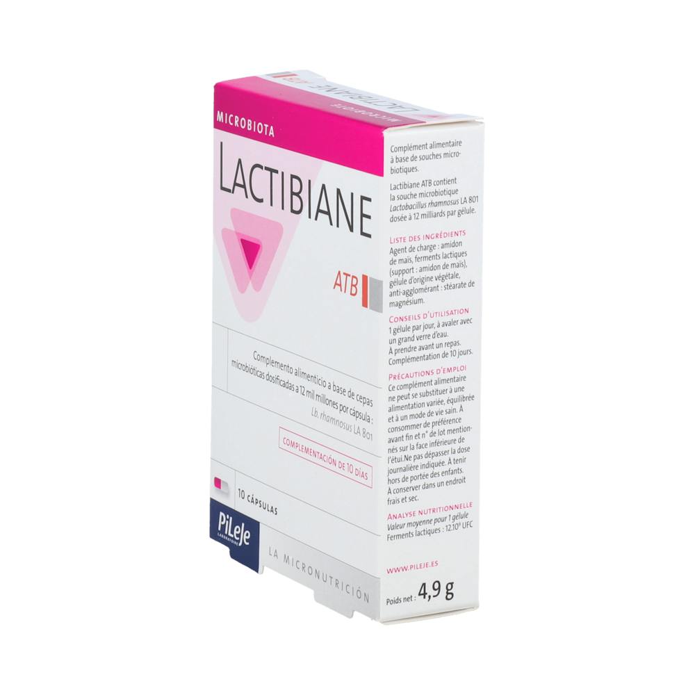 PiLeJe Lactibiane ATB 10 Cápsulas