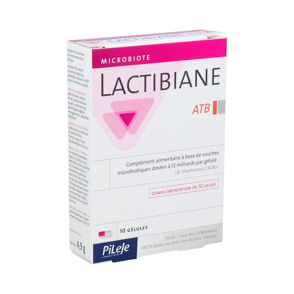 PiLeJe Lactibiane ATB 10 Cápsulas