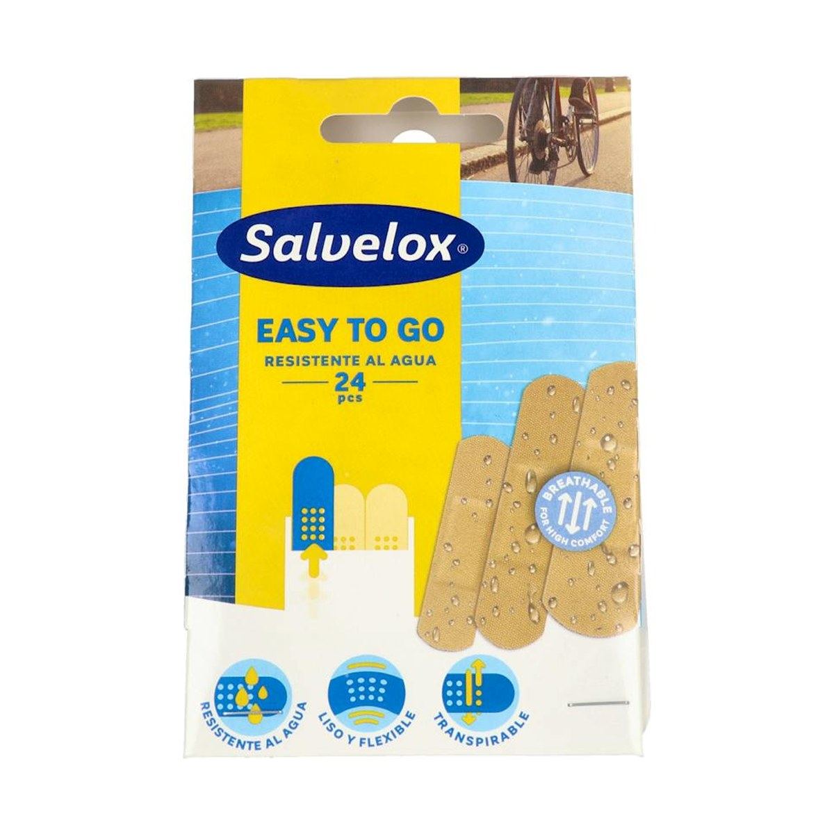 Salvelox Easy To Go Apósitos Resistentes al Agua 24 Unidades