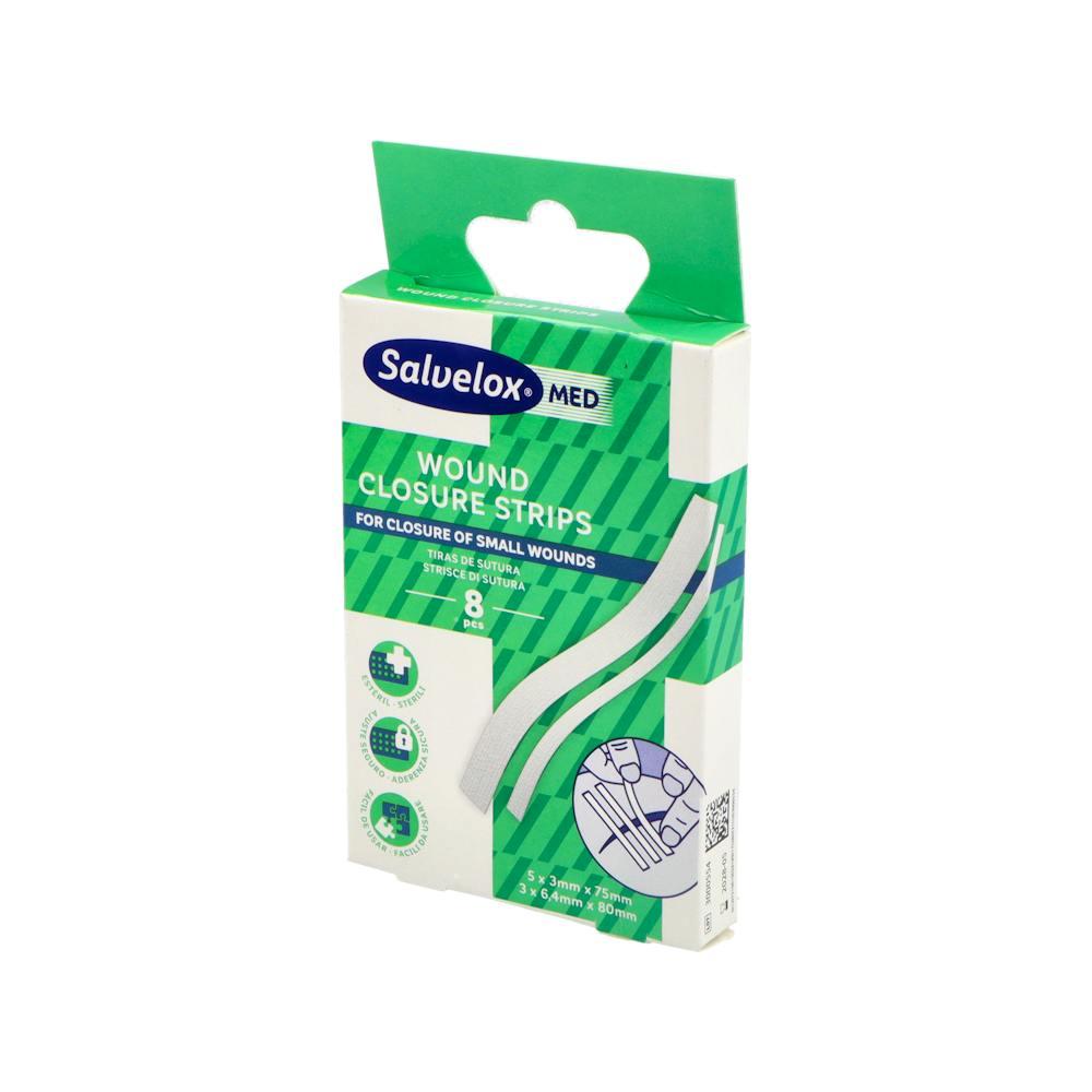 Salvelox Med Wound Closure Strips Tiras de Aproximación 8 Unidades