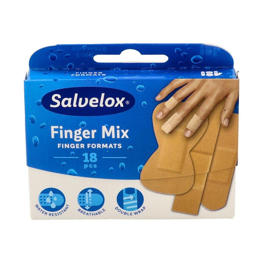 Salvelox Finger Mix Apósitos para Dedos Surtido 18 Unidades