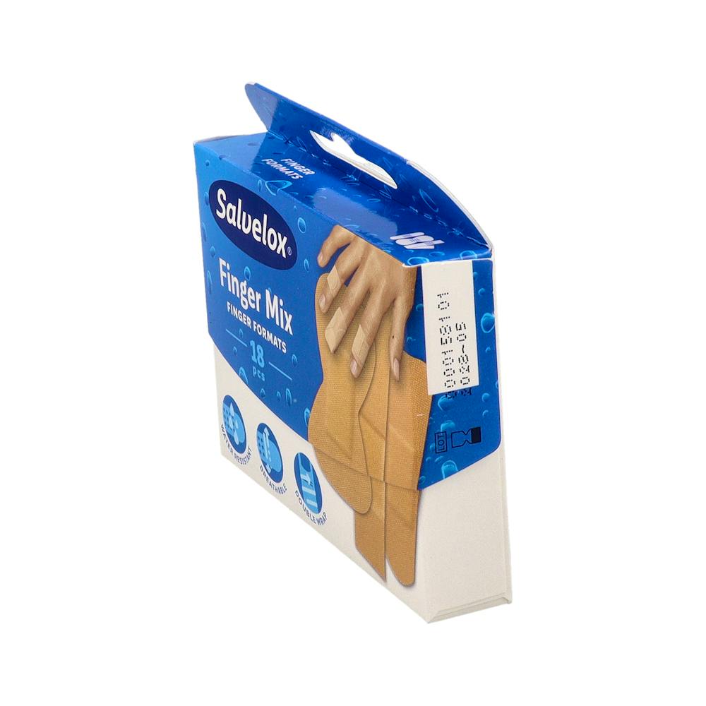 Salvelox Finger Mix Apósitos para Dedos Surtido 18 Unidades