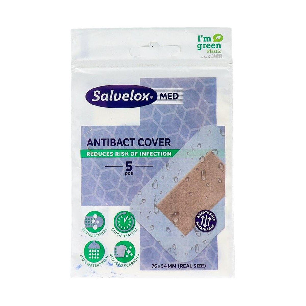 Salvelox Med Antibact Cover Apósito Estéril 76 x 54 mm 5 Unidades