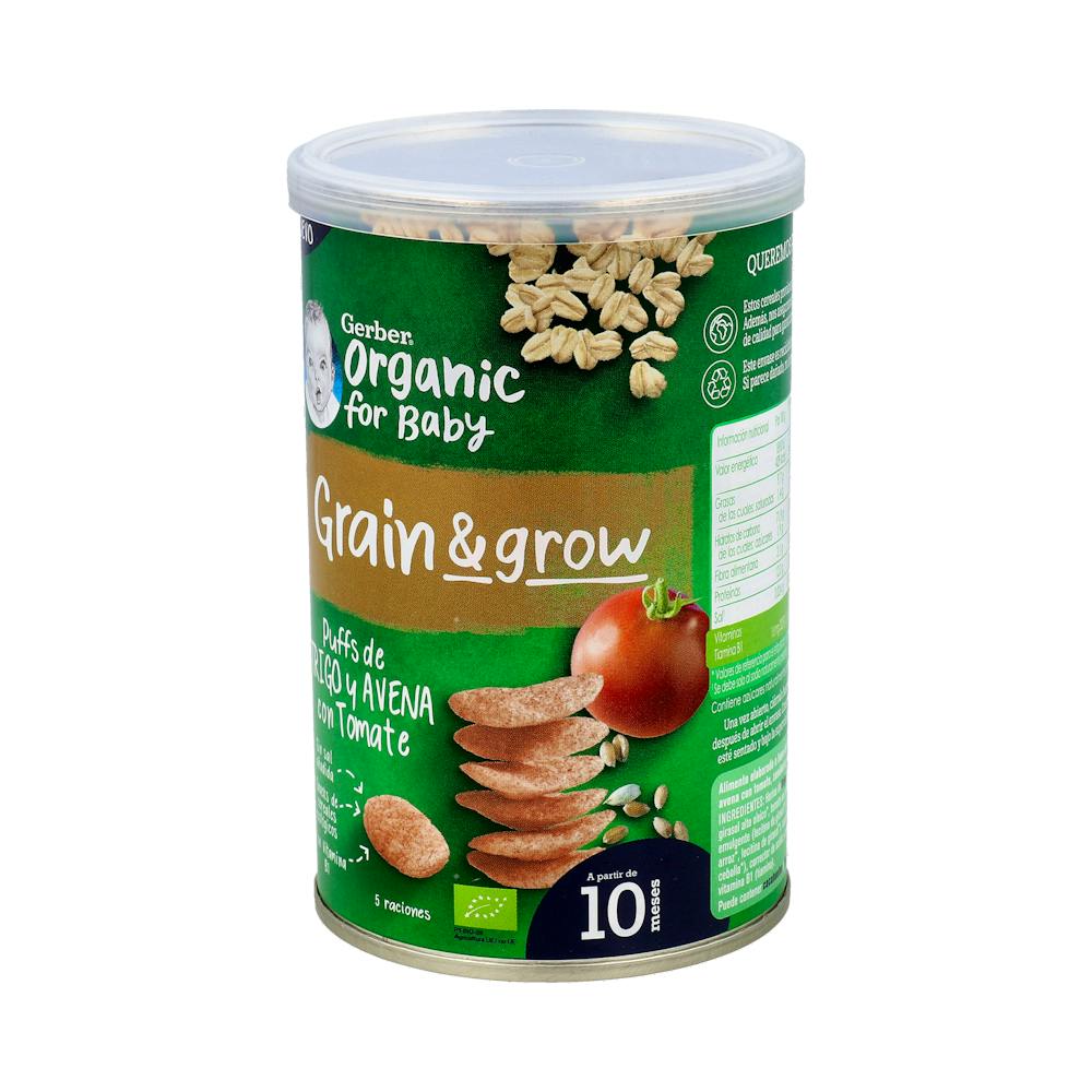 Gerber Organic Snack Trigo y Avena con Tomate 35 g