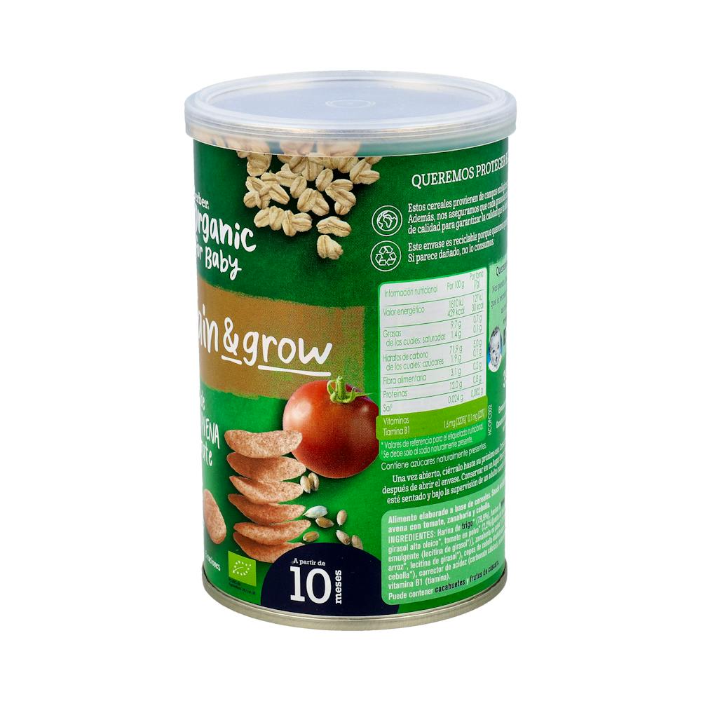 Gerber Organic Snack Trigo y Avena con Tomate 35 g