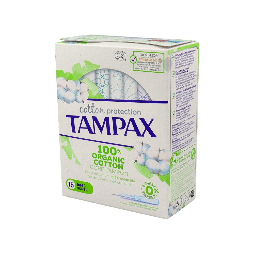 Tampax Cotton Protection Tampones Super 16 Unidades