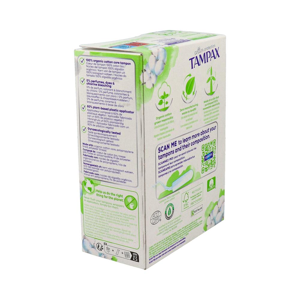 Tampax Cotton Protection Tampones Super 16 Unidades
