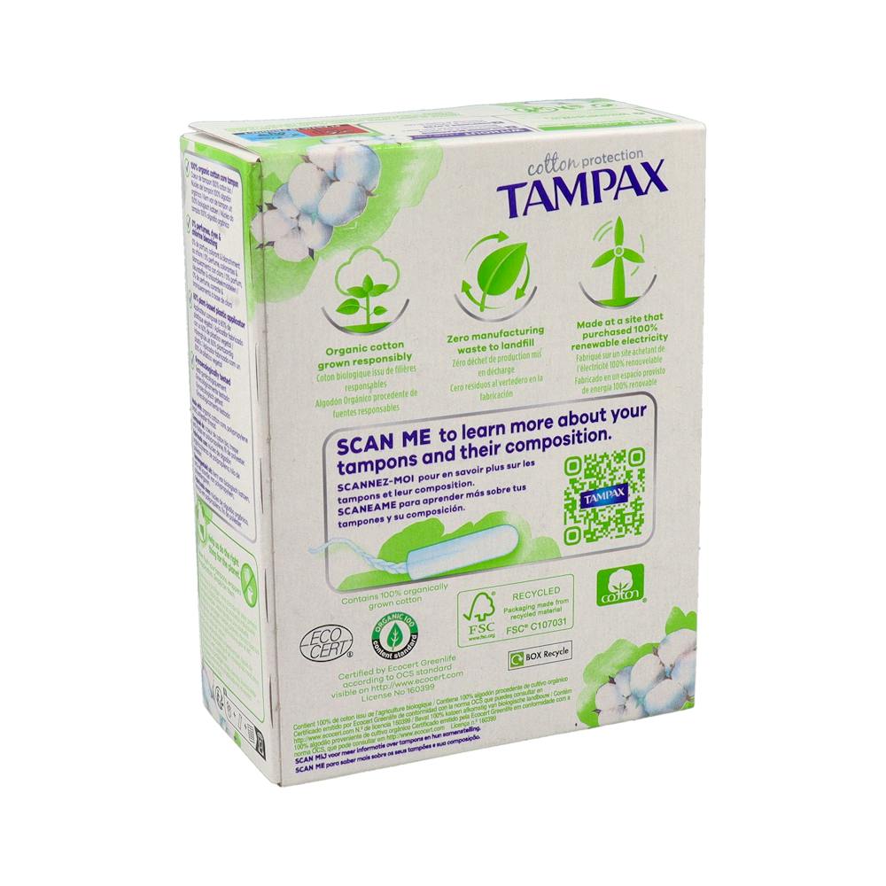 Tampax Cotton Protection Tampones Super 16 Unidades