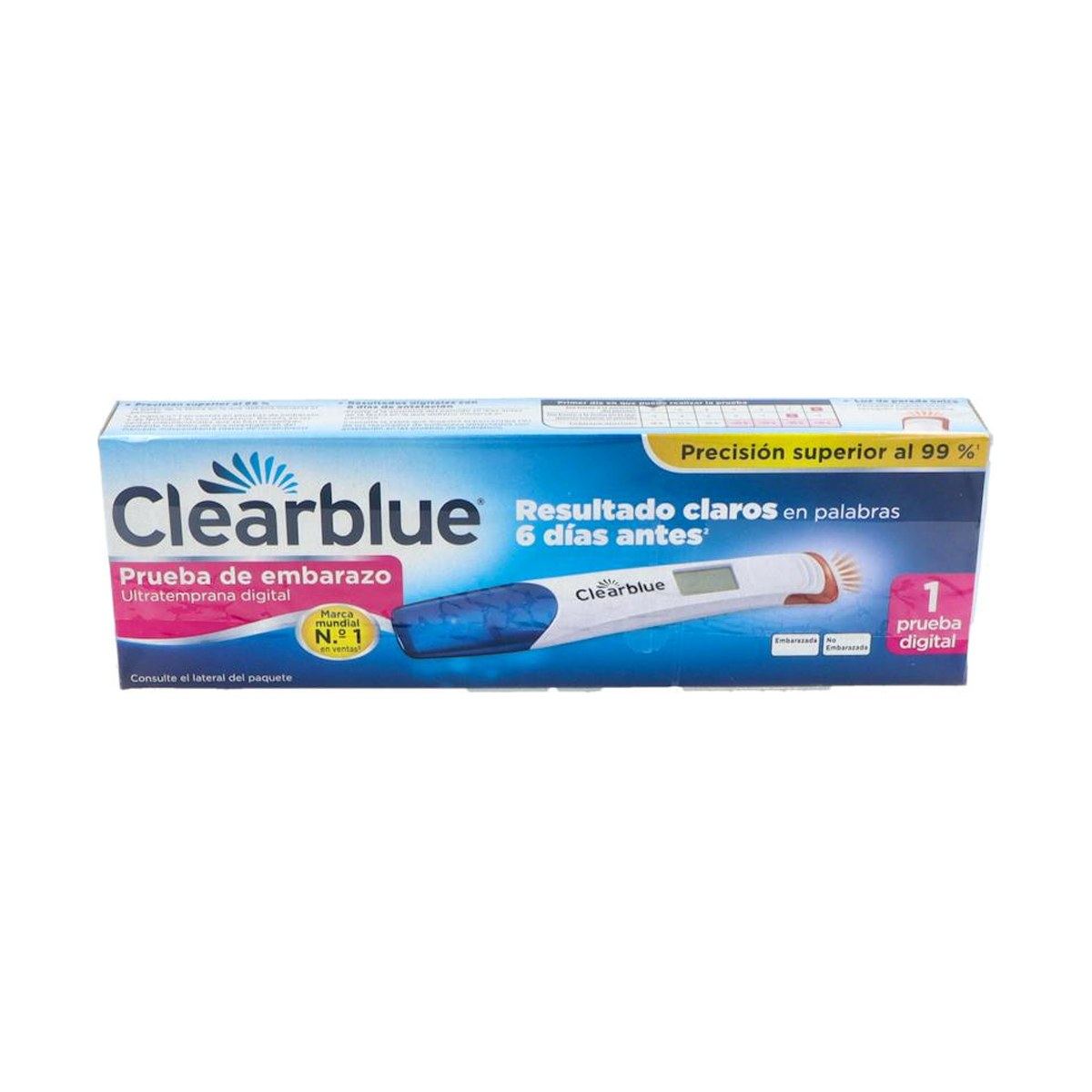 Clearblue Digital Test de Embarazo Detección Ultratemprana 1 Prueba
