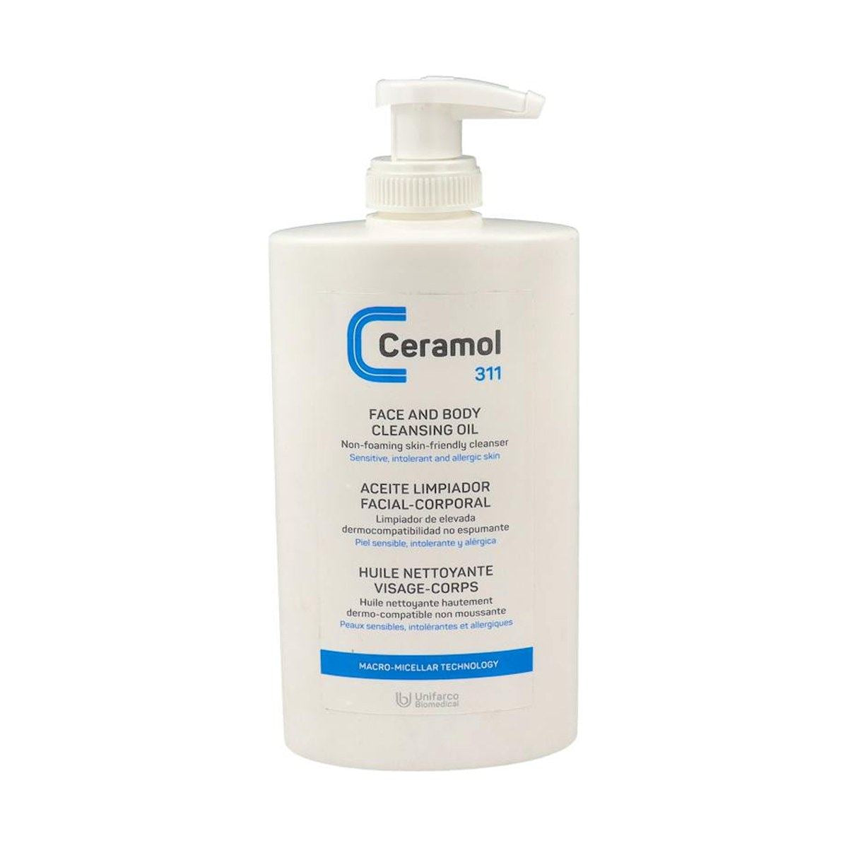 Ceramol 311 Aceite Limpiador Facial y Corporal 400 ml