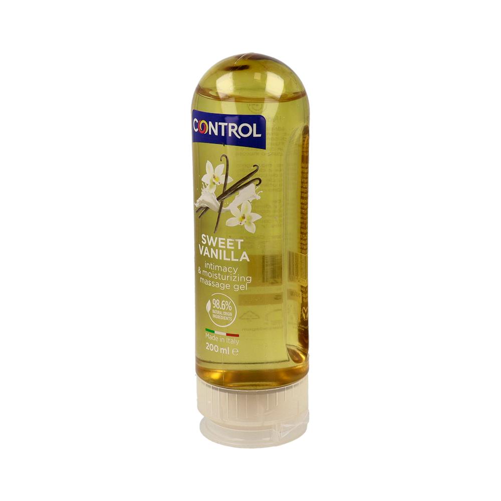Control Gel de Masaje y Placer 2 en 1 Vainilla de Madagascar 200 ml
