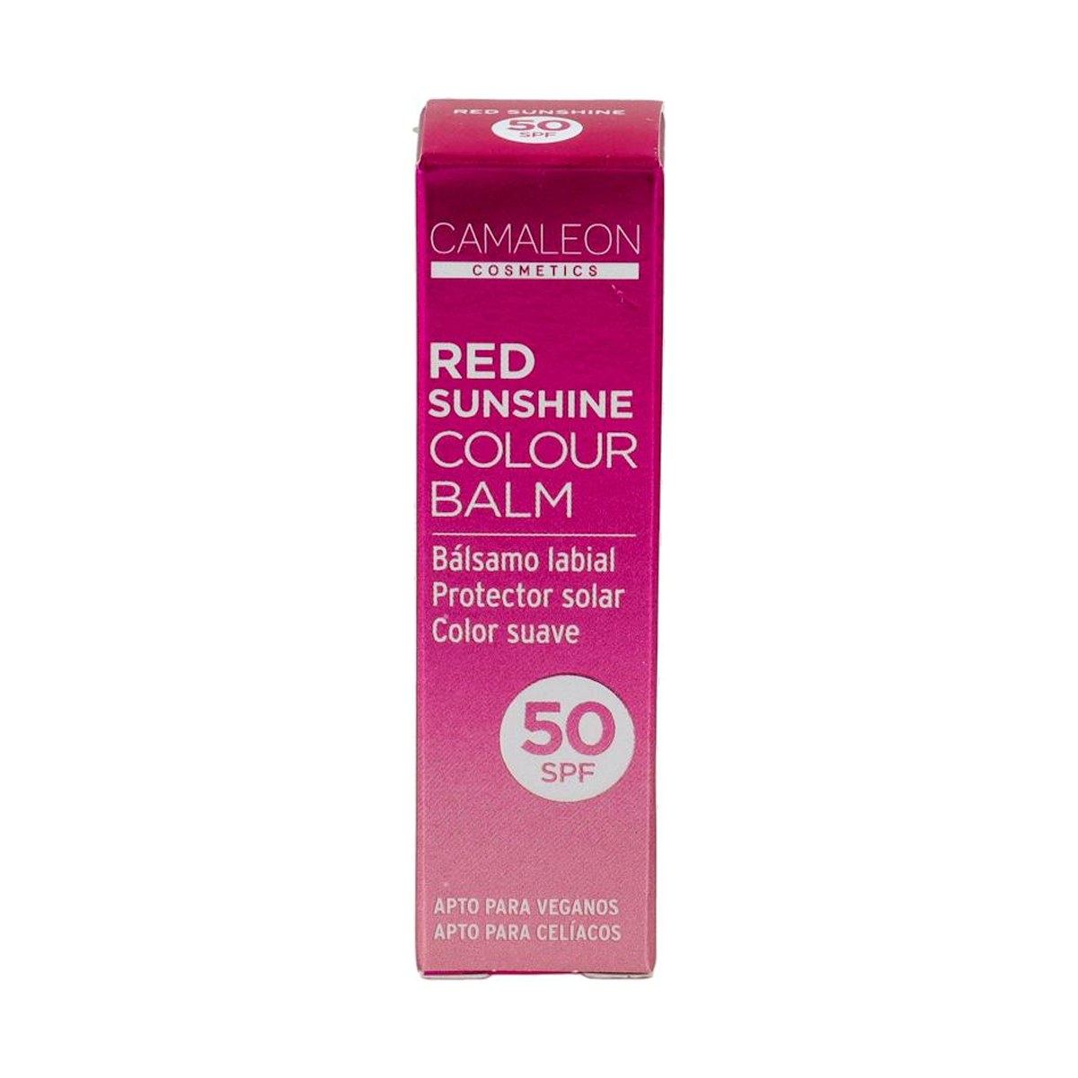 Camaleón Colour Balm Bálsamo Labial con Color SPF 50 Red Sunshine 4 g