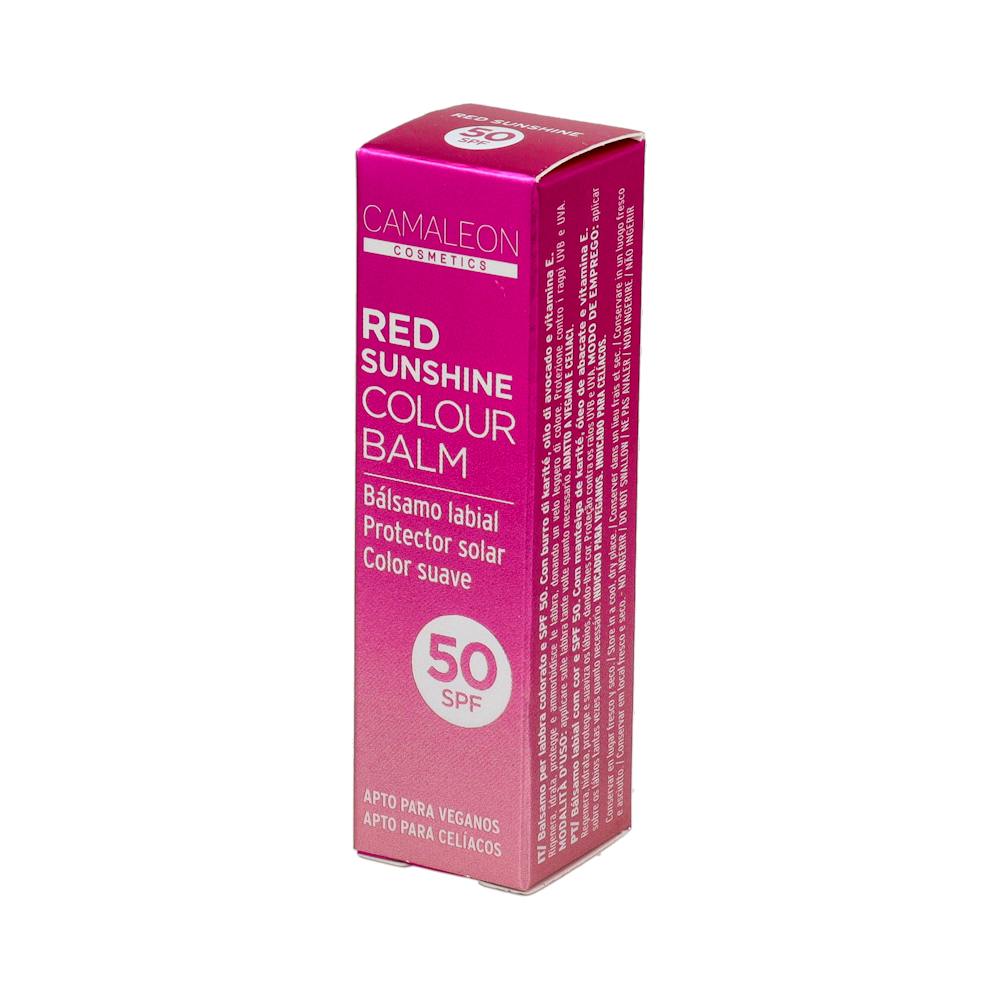 Camaleón Colour Balm Bálsamo Labial con Color SPF 50 Red Sunshine 4 g