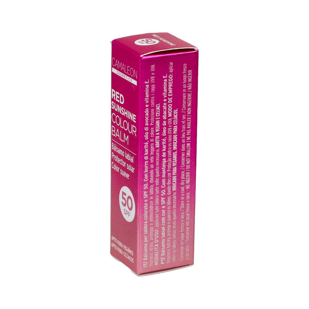 Camaleón Colour Balm Bálsamo Labial con Color SPF 50 Red Sunshine 4 g