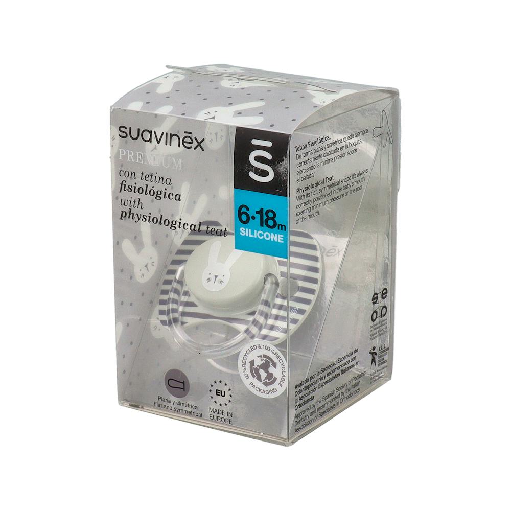 Suavinex Chupete Silicona Premium Fisiológico 3-6 Meses
