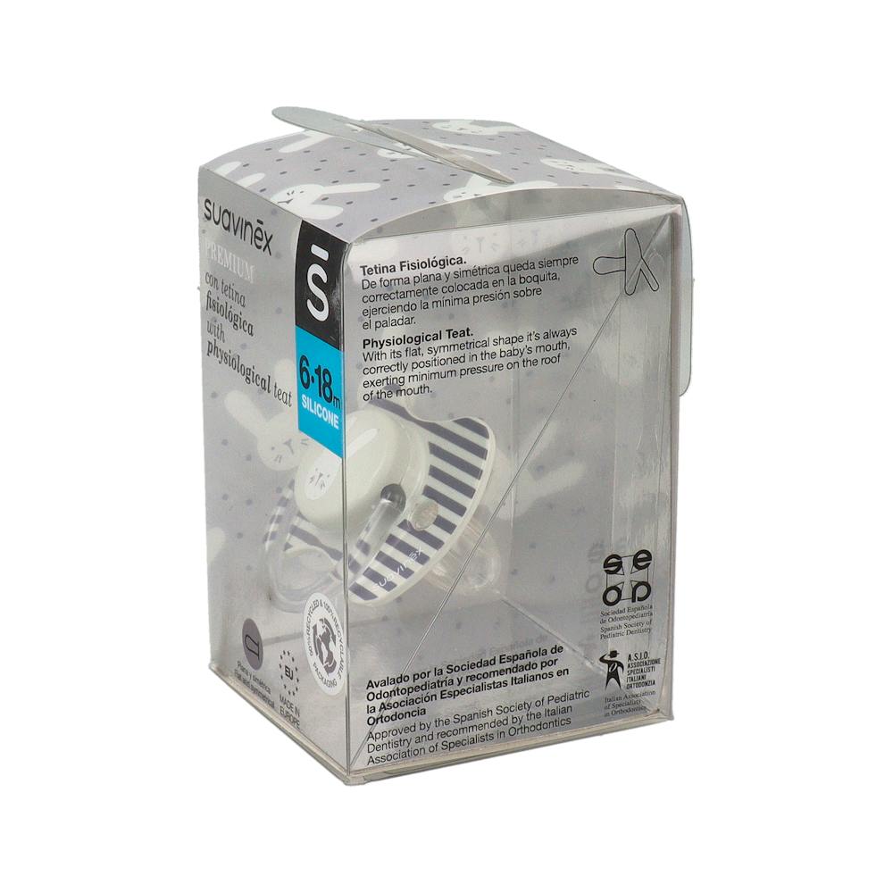 Suavinex Chupete Silicona Premium Fisiológico 3-6 Meses