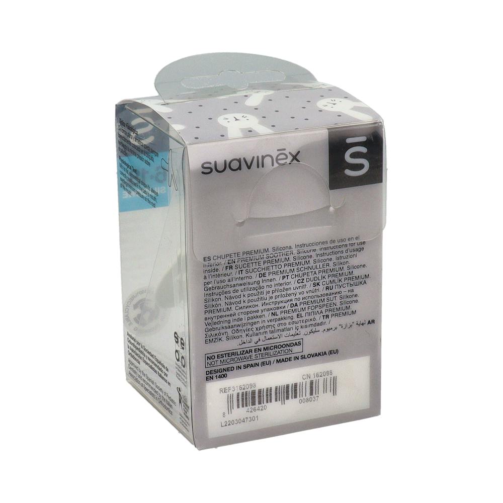 Suavinex Chupete Silicona Premium Fisiológico 3-6 Meses