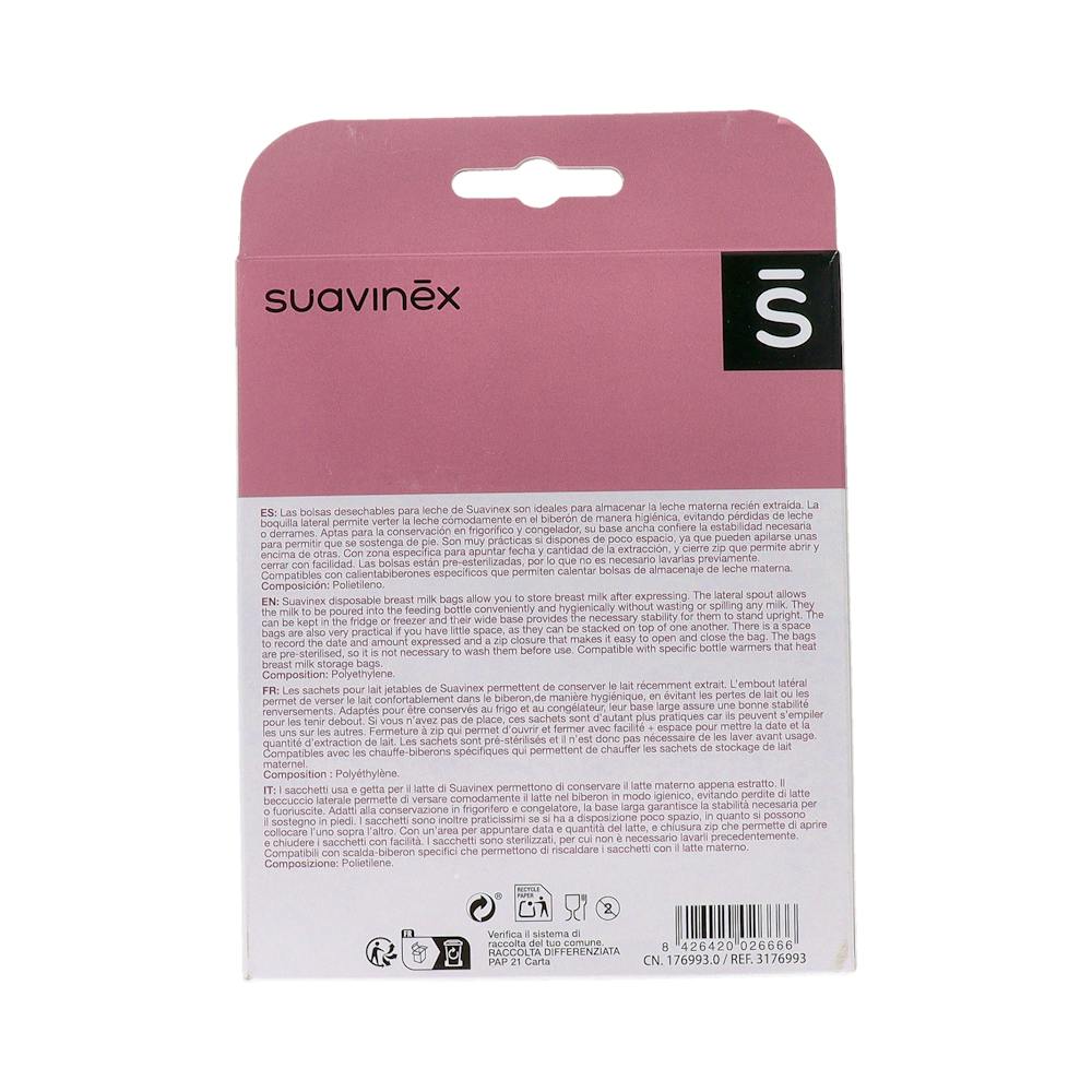 Suavinex Bolsas de Almacenamiento Leche Materna 25 Unidades