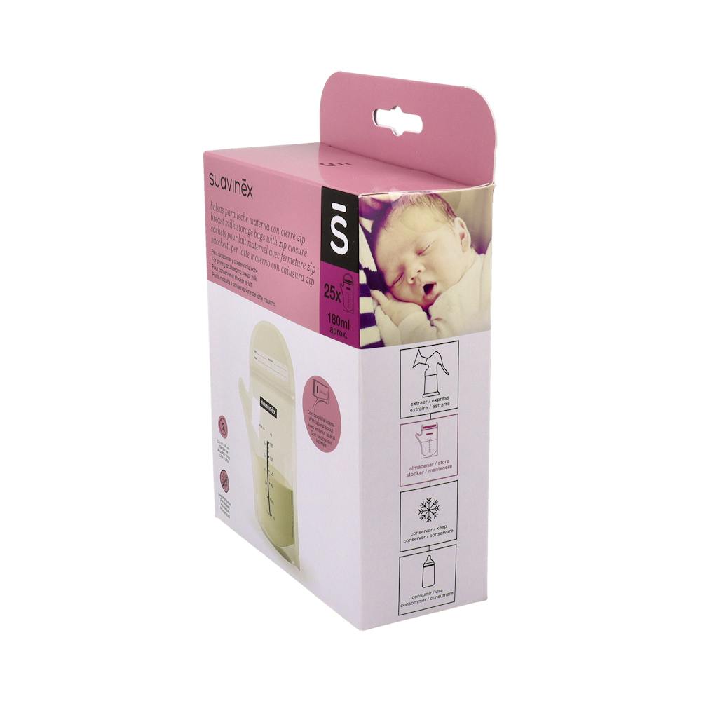 Suavinex Bolsas de Almacenamiento Leche Materna 25 Unidades