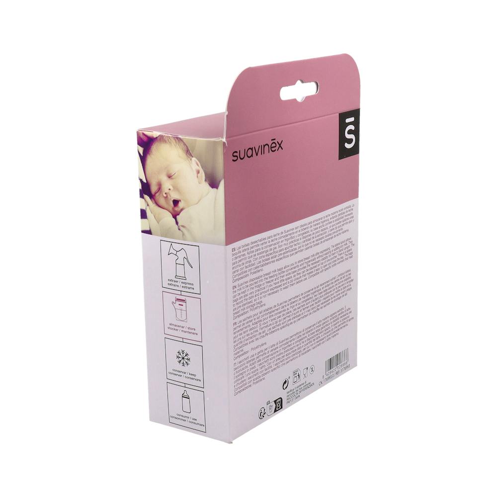Suavinex Bolsas de Almacenamiento Leche Materna 25 Unidades