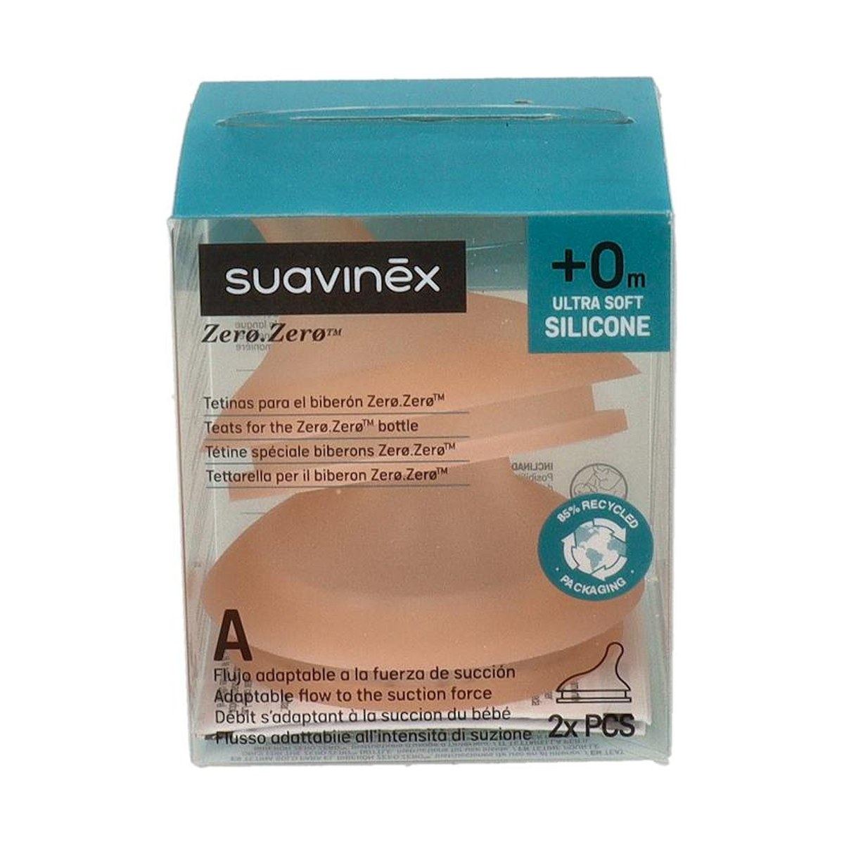 Suavinex Zero Zero Tetina Silicona Lactancia Mixta