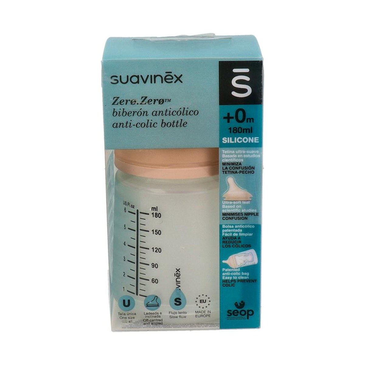 Suavinex Care Biberón +0 Meses 180 ml