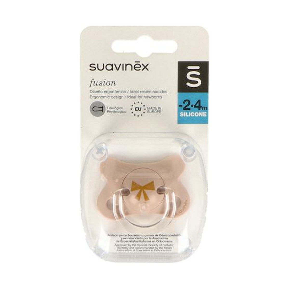 Suavinex Chupete Noche Silicona Fisiológico 0-6 Meses 2 Unidades