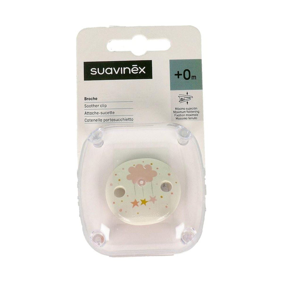 Suavinex Broche Portachupete con Cadena Decorado