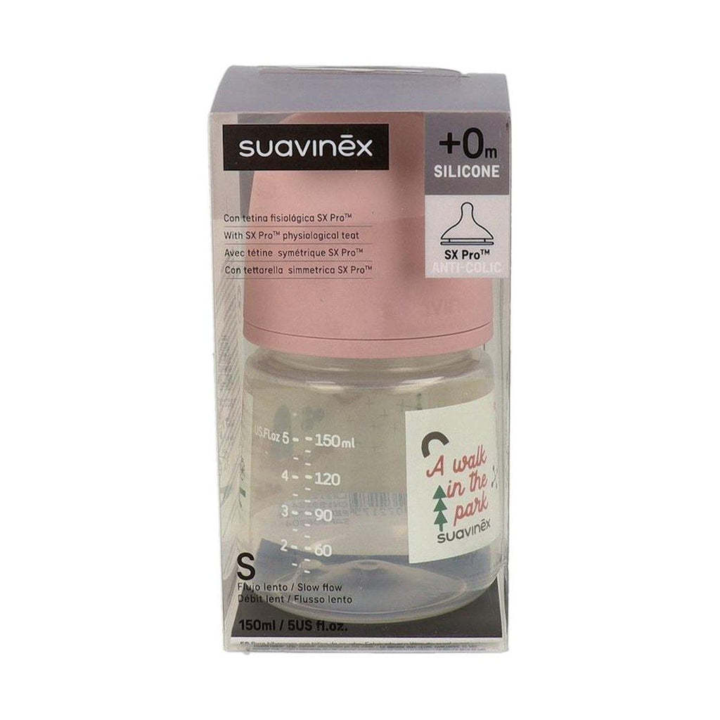Suavinex Biberón Tetina Silicona Fisiológica Flujo M 150 ml
