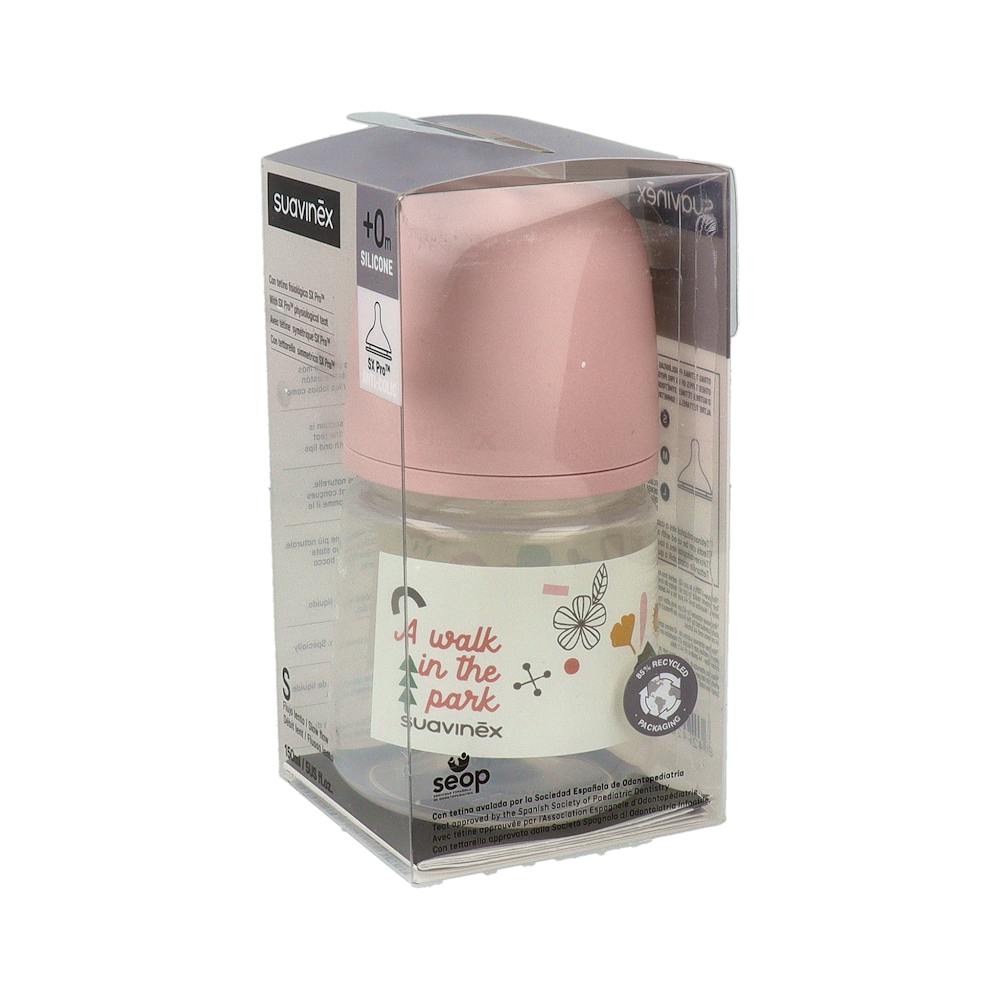 Suavinex Biberón Tetina Silicona Fisiológica Flujo M 150 ml