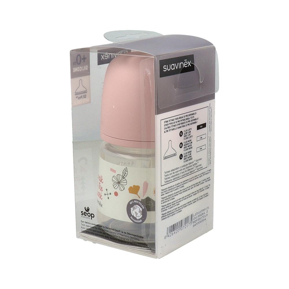 Suavinex Biberón Tetina Silicona Fisiológica Flujo M 150 ml