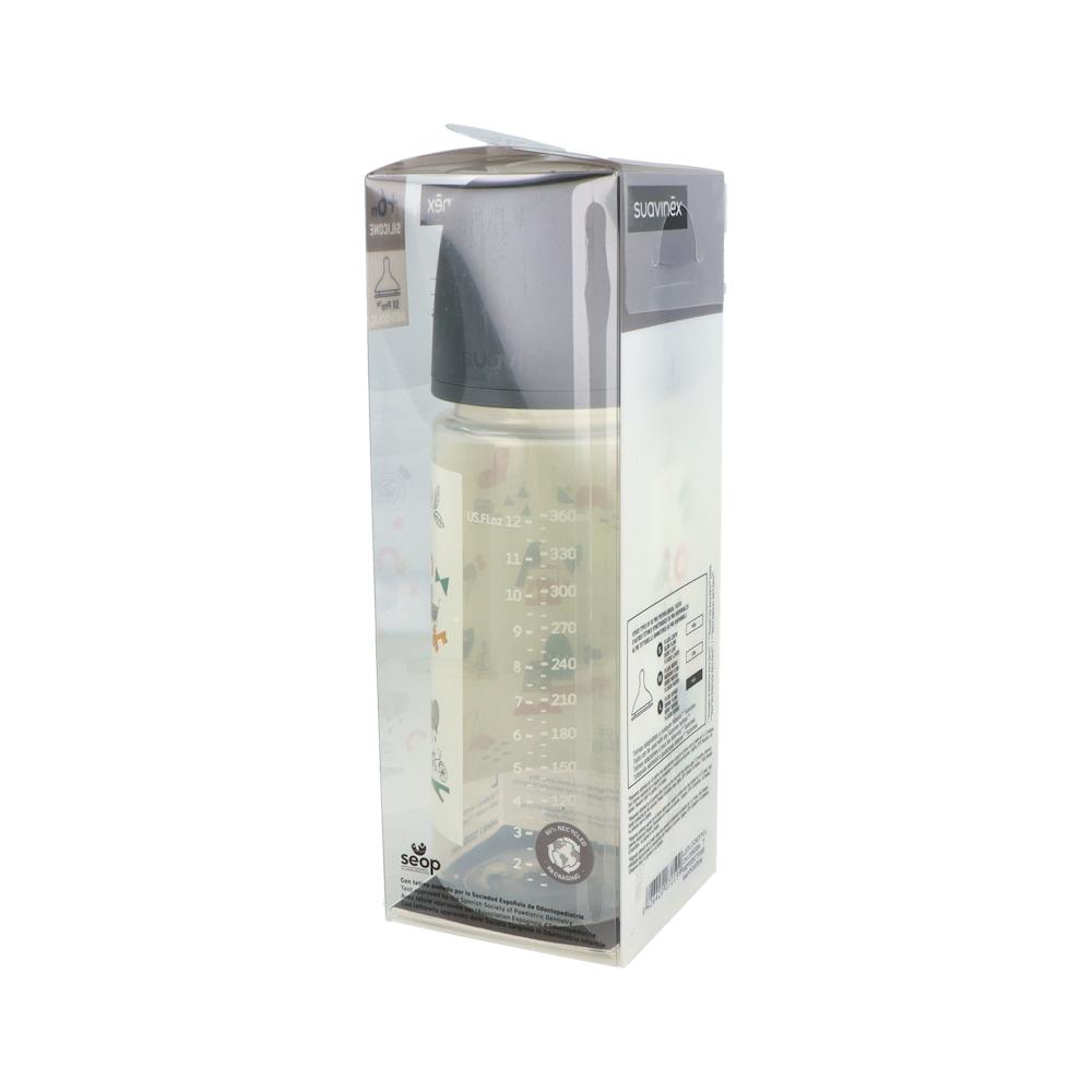 Suavinex Biberón Tetina Silicona Fisiológica Flujo L 360 ml