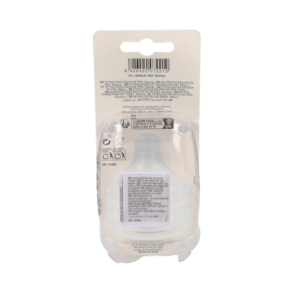 Suavinex Tetina Silicona Fisiológica Flujo M 2 Unidades