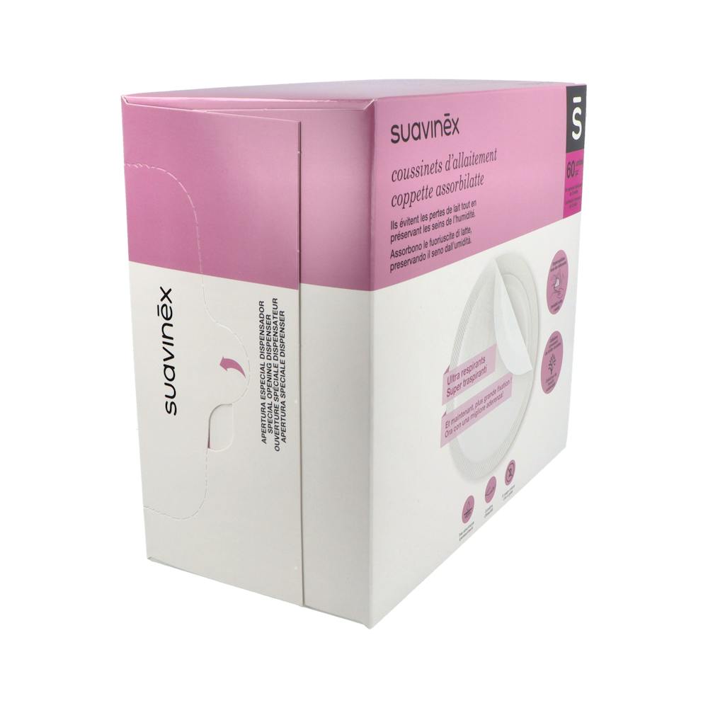 Suavinex Discos de Lactancia Absorbentes 60 + 30 Unidades