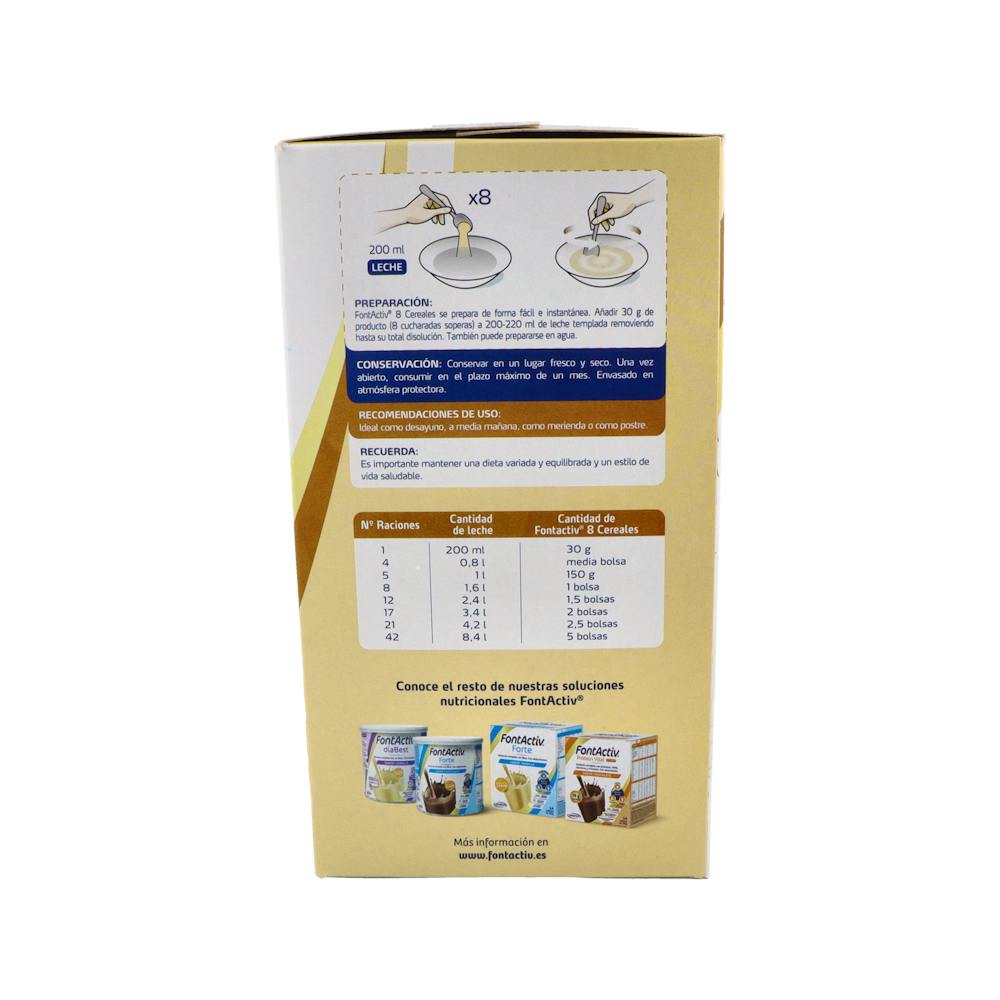Fontactiv 8 Cereales Papilla Adultos 500 g