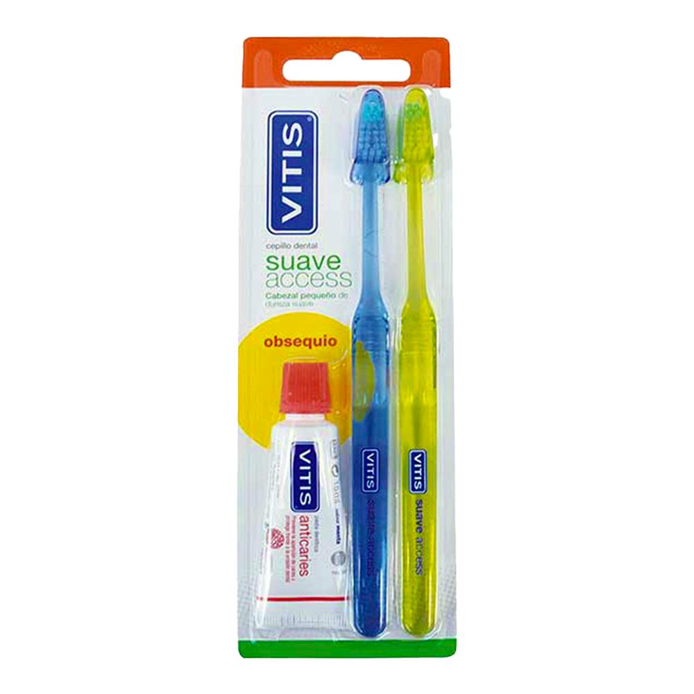 Vitis Access Cepillo Dental Suave 2 Unidades
