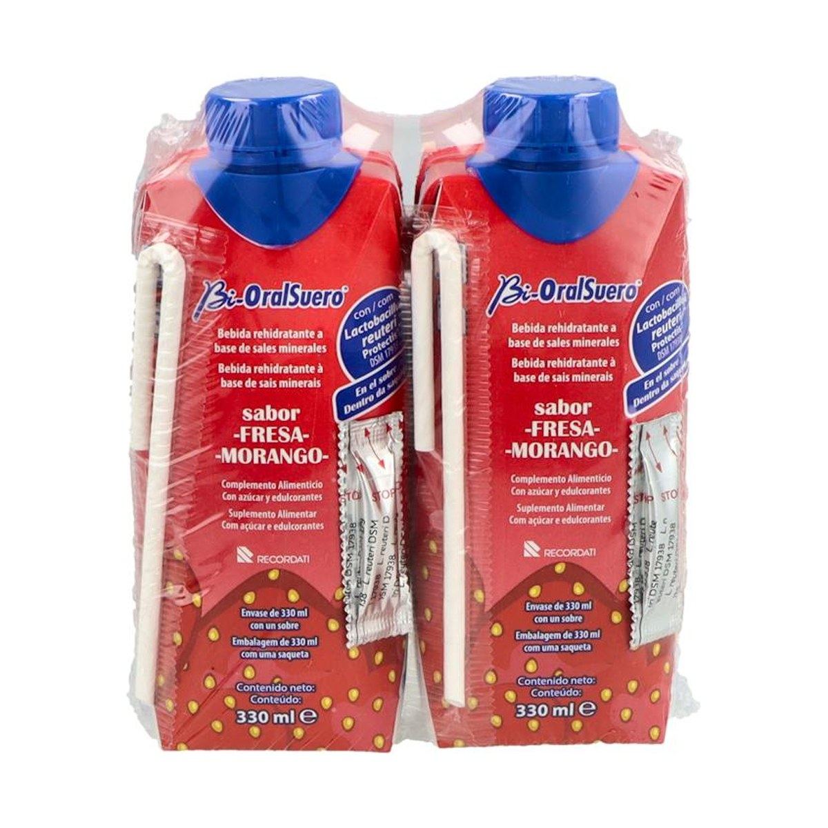Bioralsuero Suero Oral Sabor Fresa Brick 200 ml
