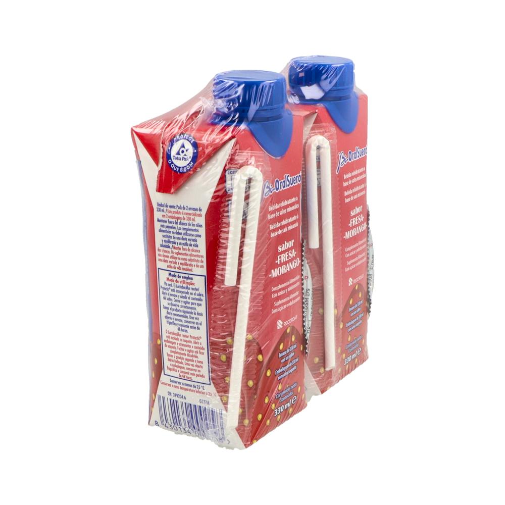 Bioralsuero Suero Oral Sabor Fresa Brick 200 ml