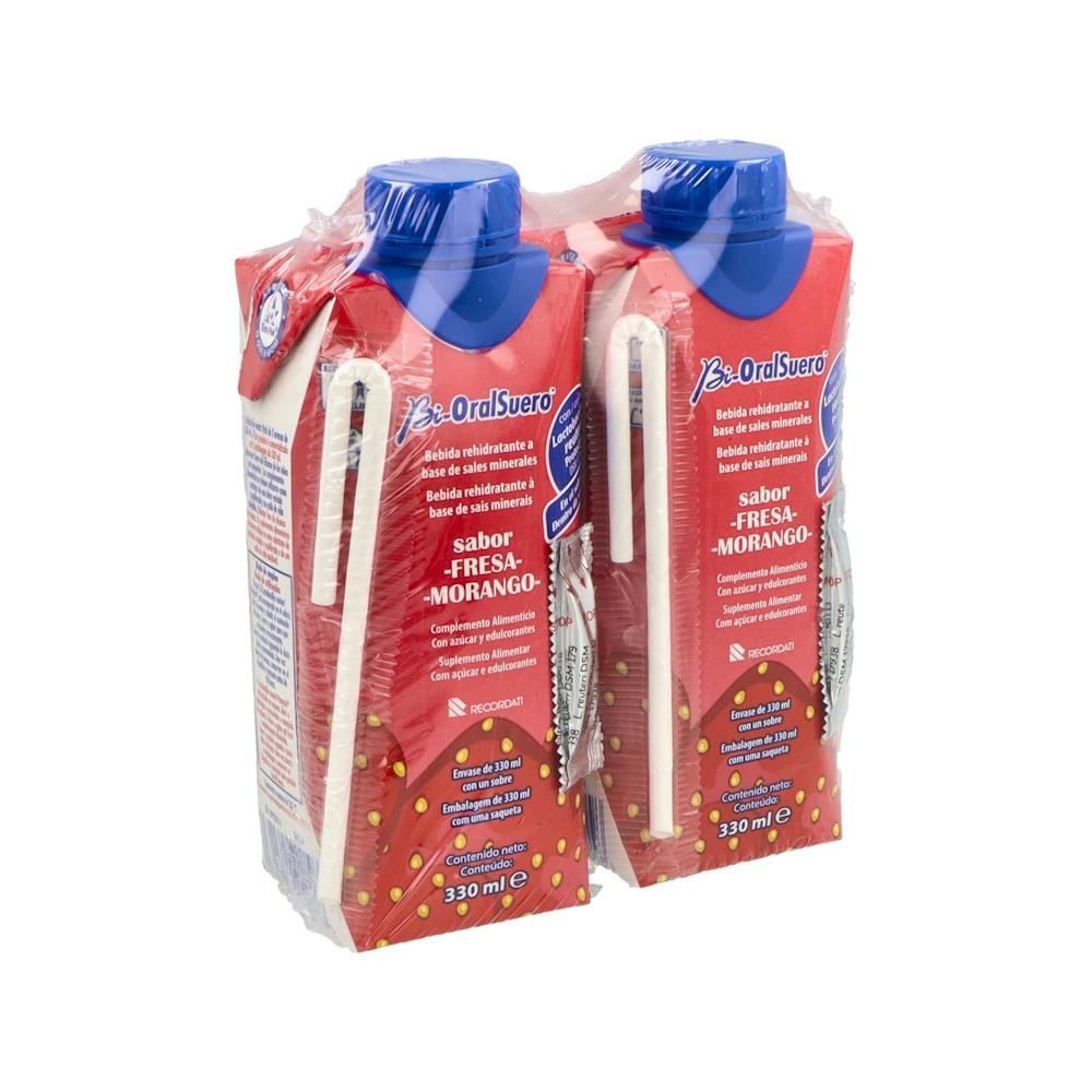 Bioralsuero Suero Oral Sabor Fresa Brick 200 ml