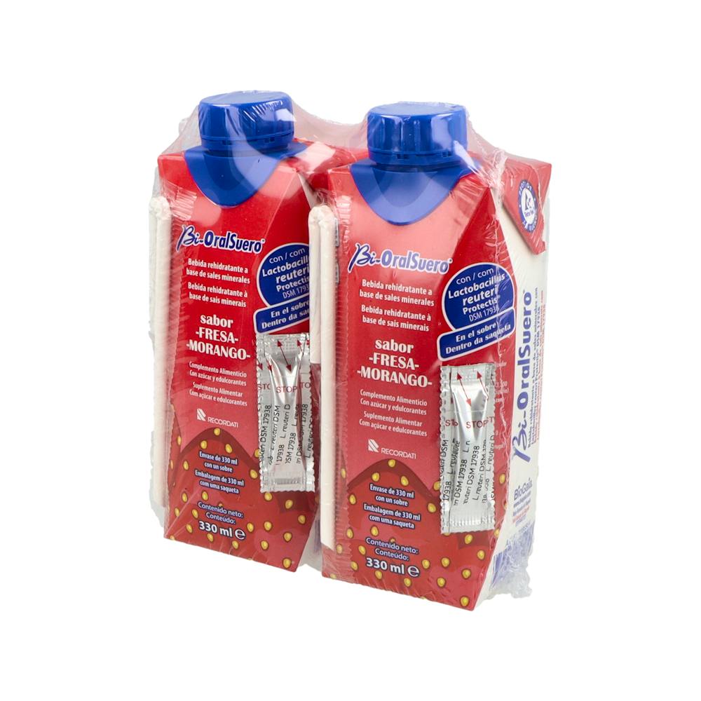 Bioralsuero Suero Oral Sabor Fresa Brick 200 ml