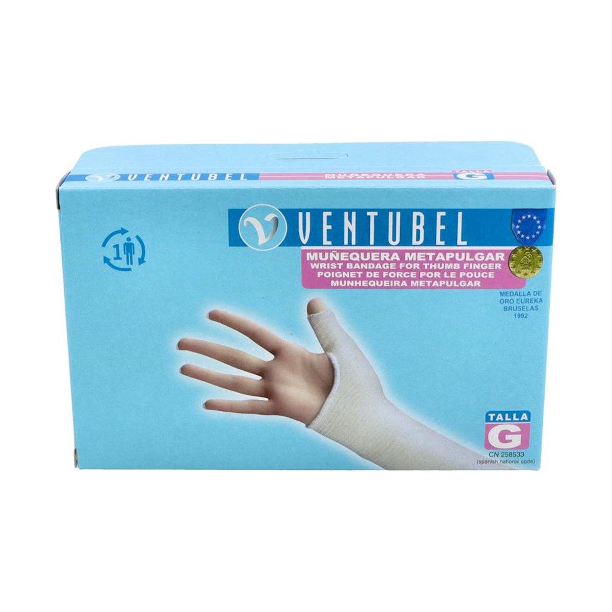 Ventubel Muñequera Metapulgar Talla Grande
