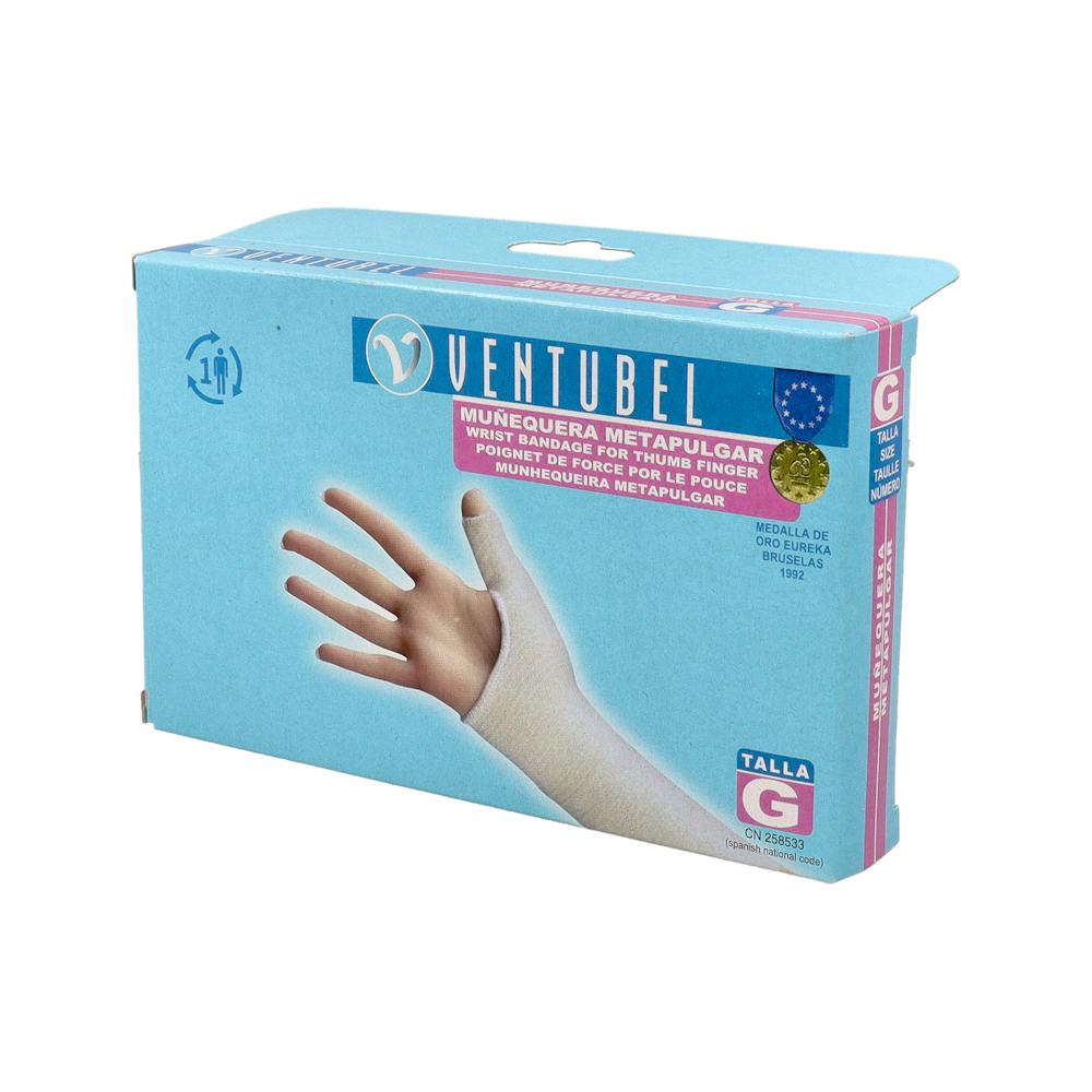Ventubel Muñequera Metapulgar Talla Grande