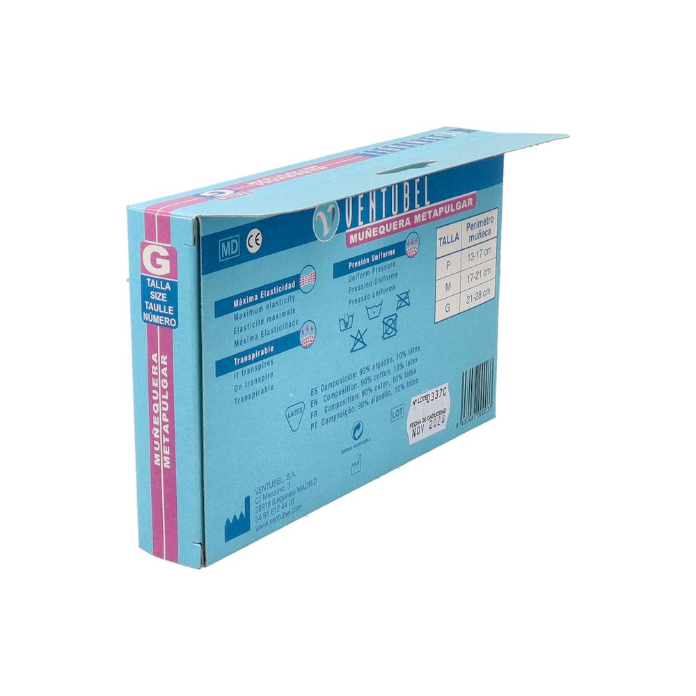 Ventubel Muñequera Metapulgar Talla Grande