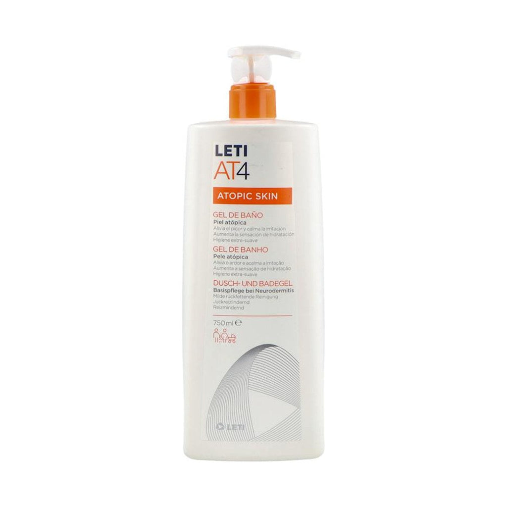 Leti AT4 Gel de Baño Piel Atópica 750 ml