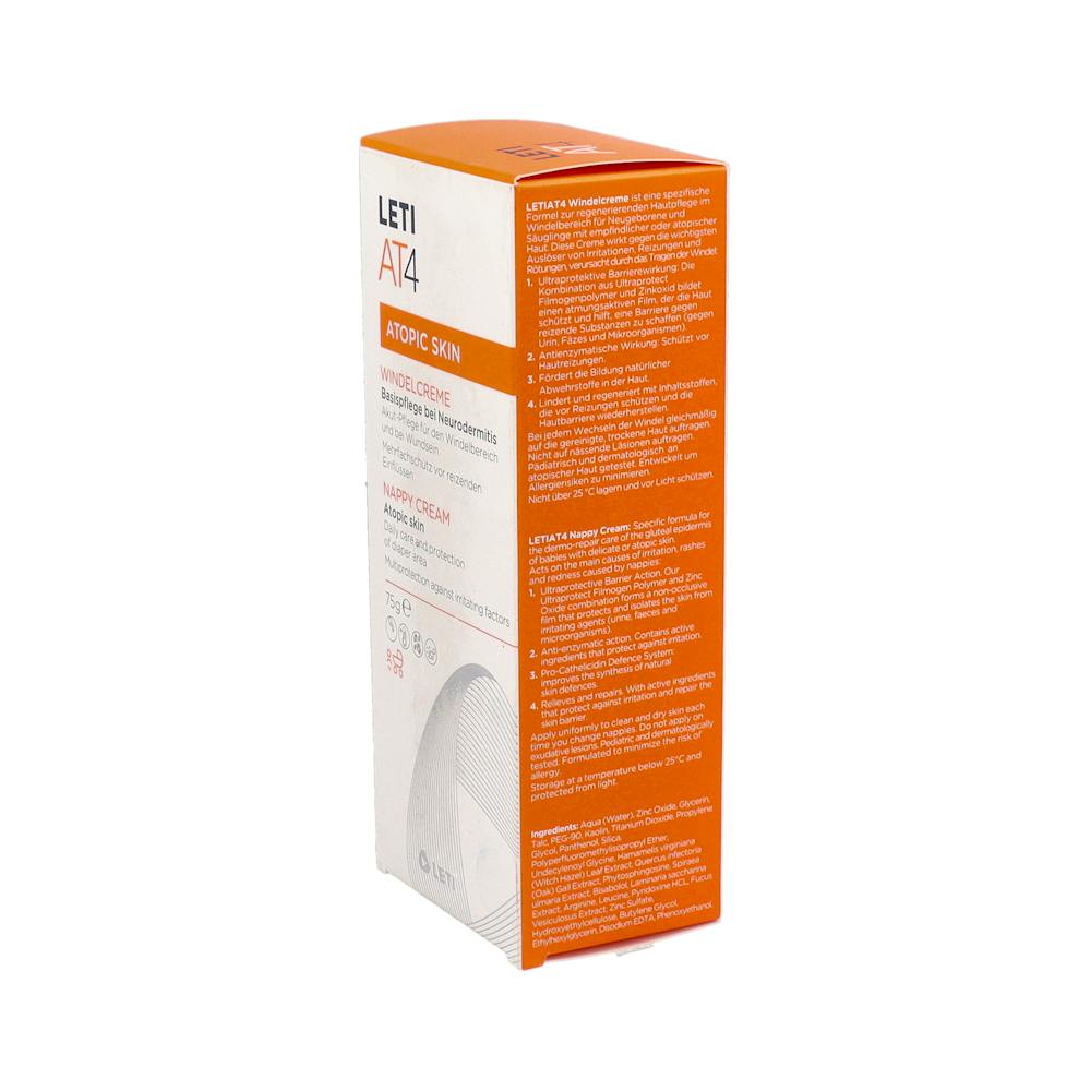 Leti AT4 Pasta al Agua Cambio de Pañal 75 g